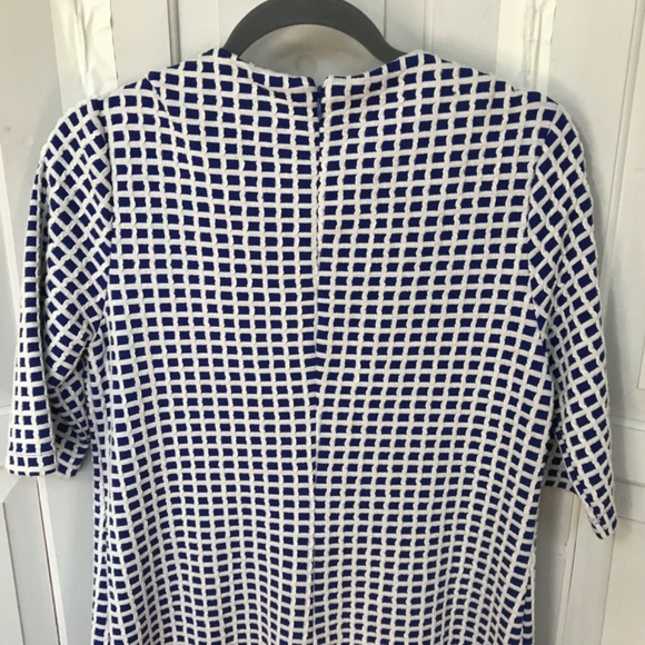 Tyler Boe Blue and White Checkered Dress - Picture 10 of 13